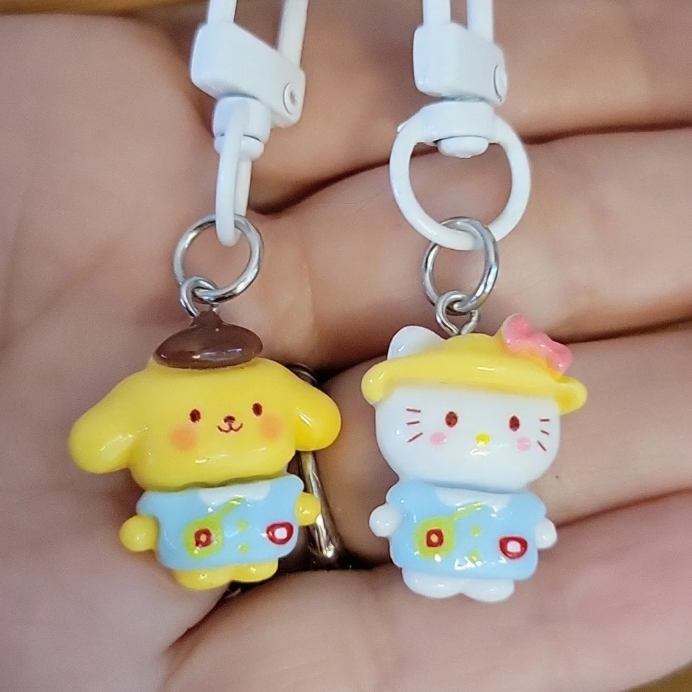 SANRIO ZIPPER PULL BAG CHARMS, CHOICE OF STYLE